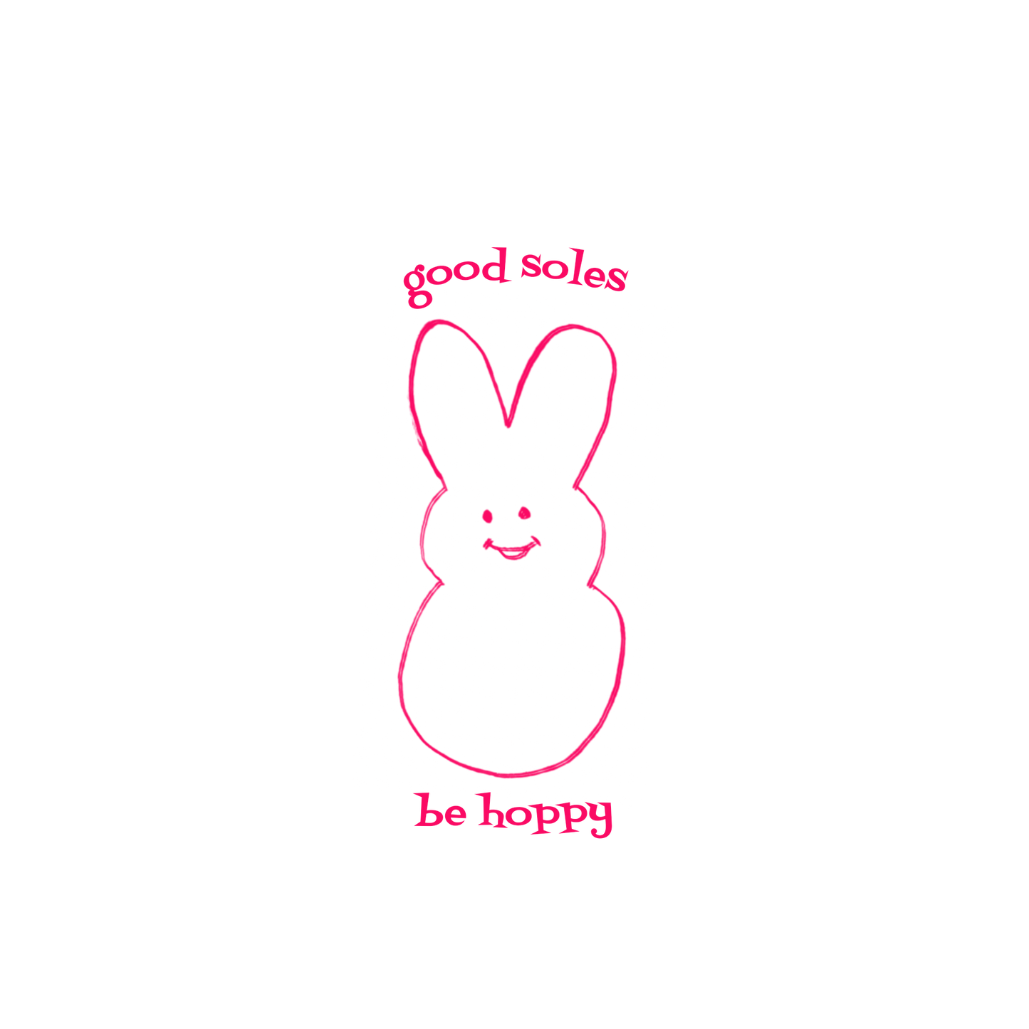 "be hoppy" Embroidered Unisex Hoodie Berry | Good Soles