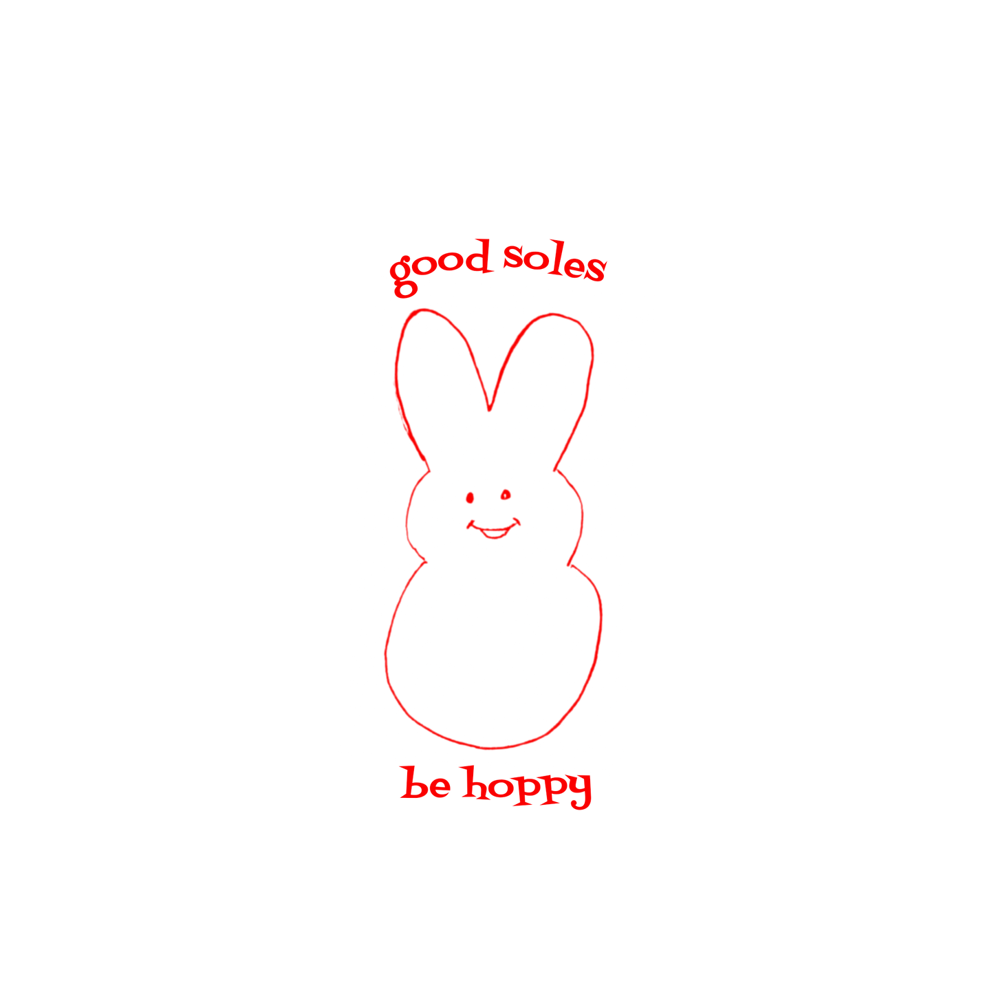 "be hoppy" Embroidered Unisex Hoodie Red | Good Soles