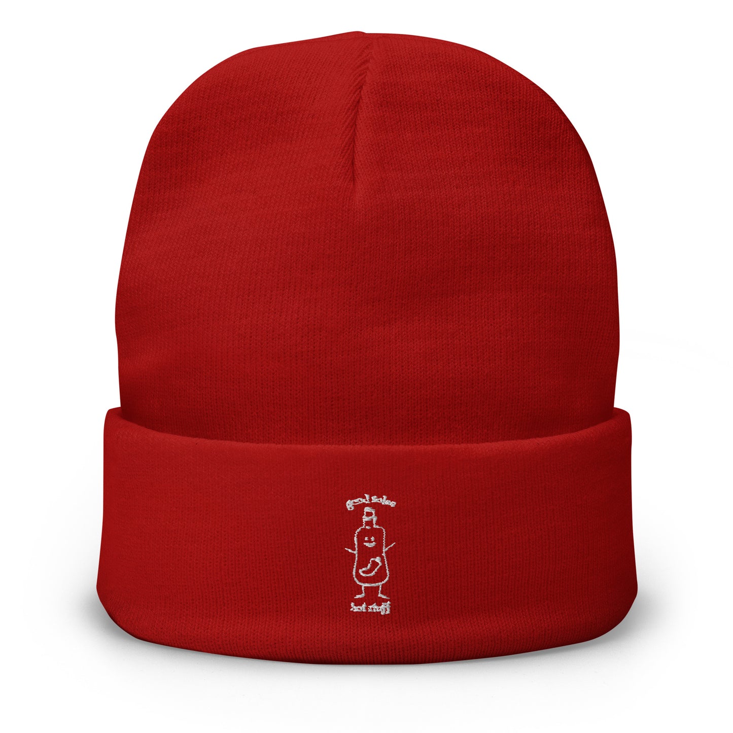 "hot stuff" Embroidered Beanie | Good Soles Socks