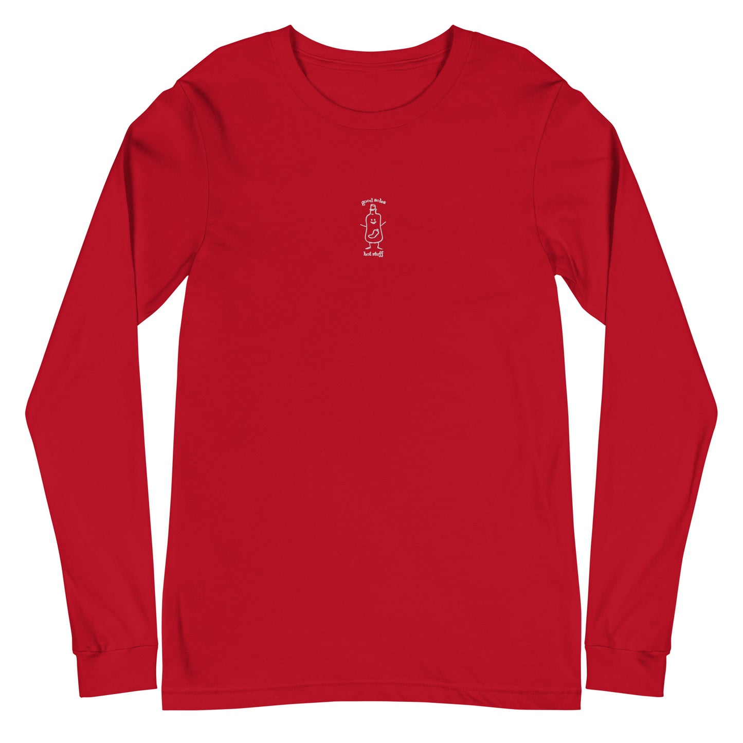"hot stuff" Good Soles Embroidered Long-Sleeve T-Shirt | Good Soles Socks
