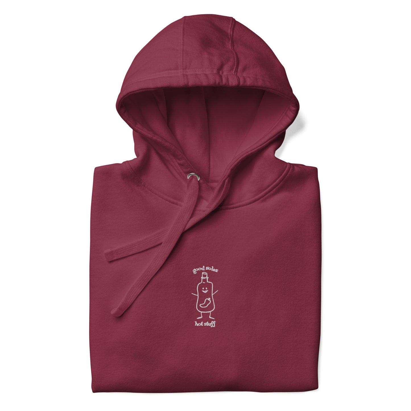 "hot stuff" embroidered hoodie | Good Soles