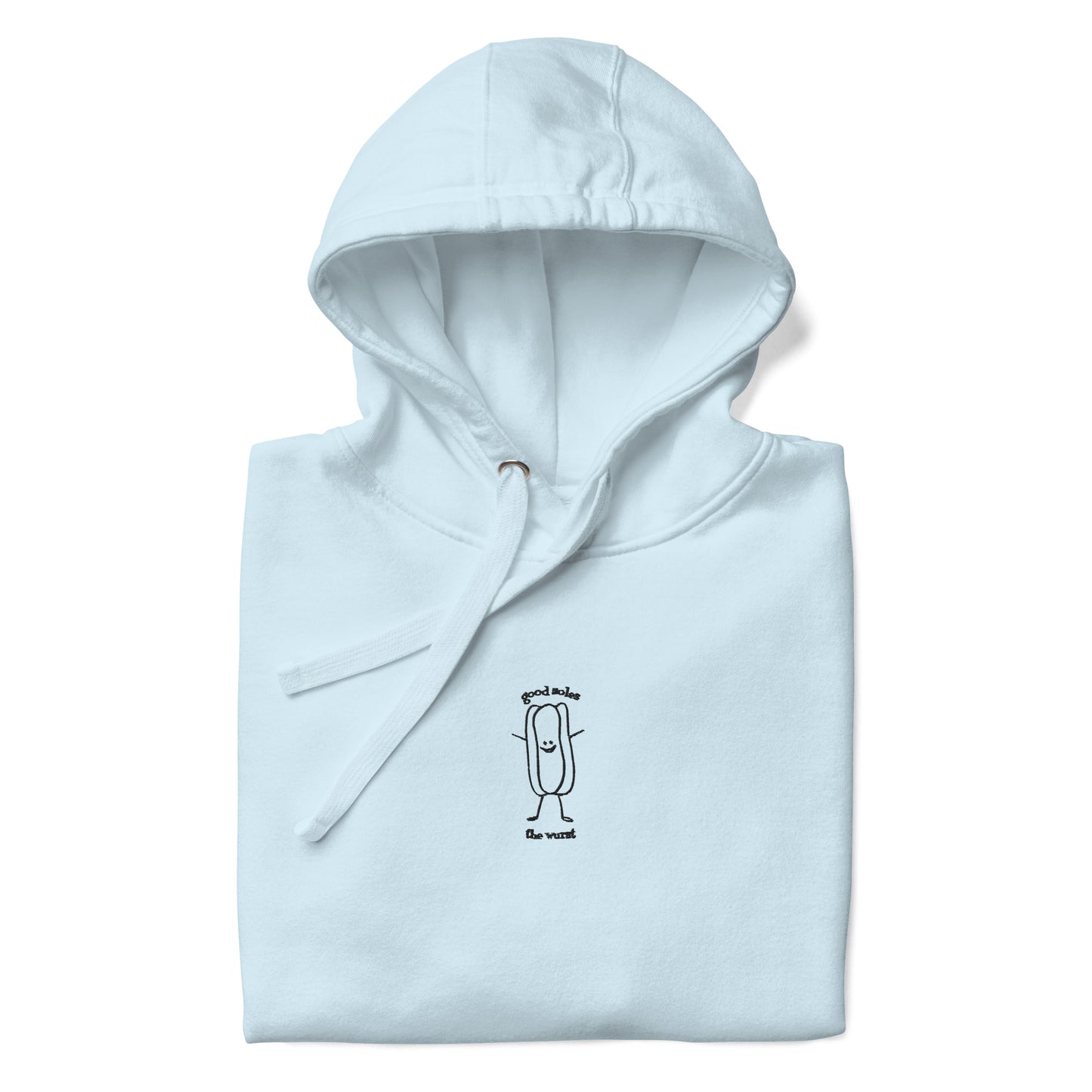 "the wurst" embroidered hoodie | Good Soles