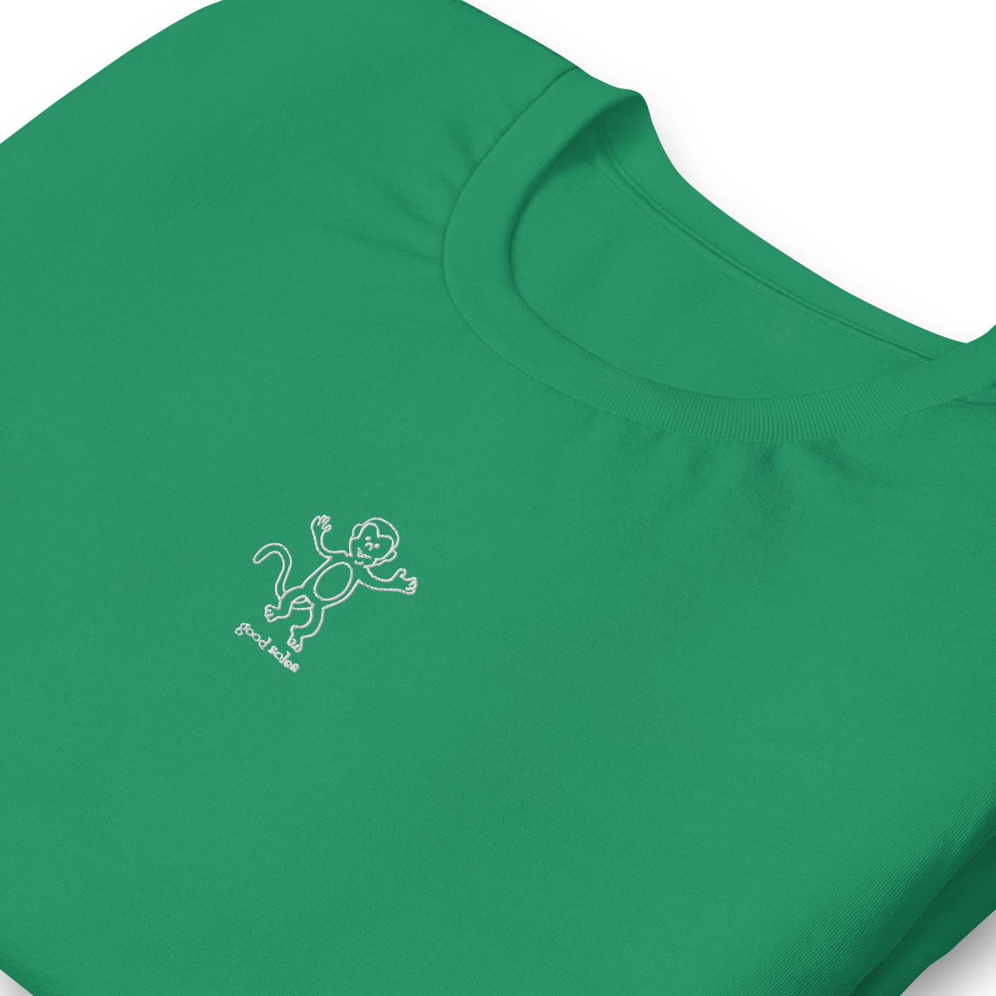 Monkey Business Short Sleeve Embroidered