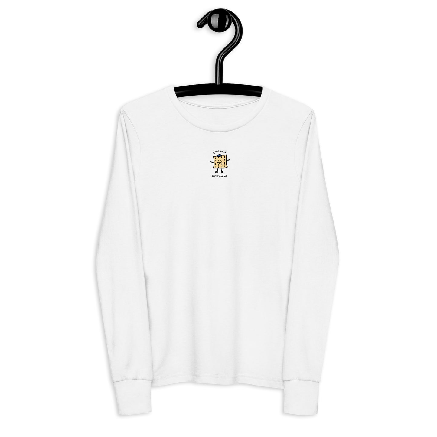 "100% Kosher" Youth Long-Sleeve T-Shirt | Good Soles