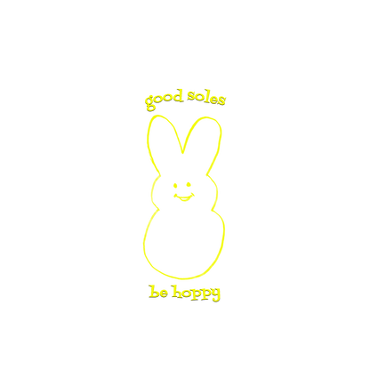 "be hoppy" Embroidered Unisex Hoodie Yellow | Good Soles