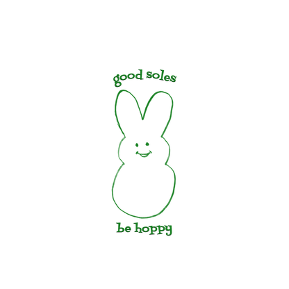 "be hoppy" Embroidered Unisex Hoodie Green | Good Soles