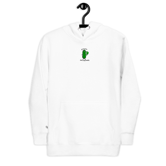 "dink responsibly" Embroidered Hoodie| Good Soles