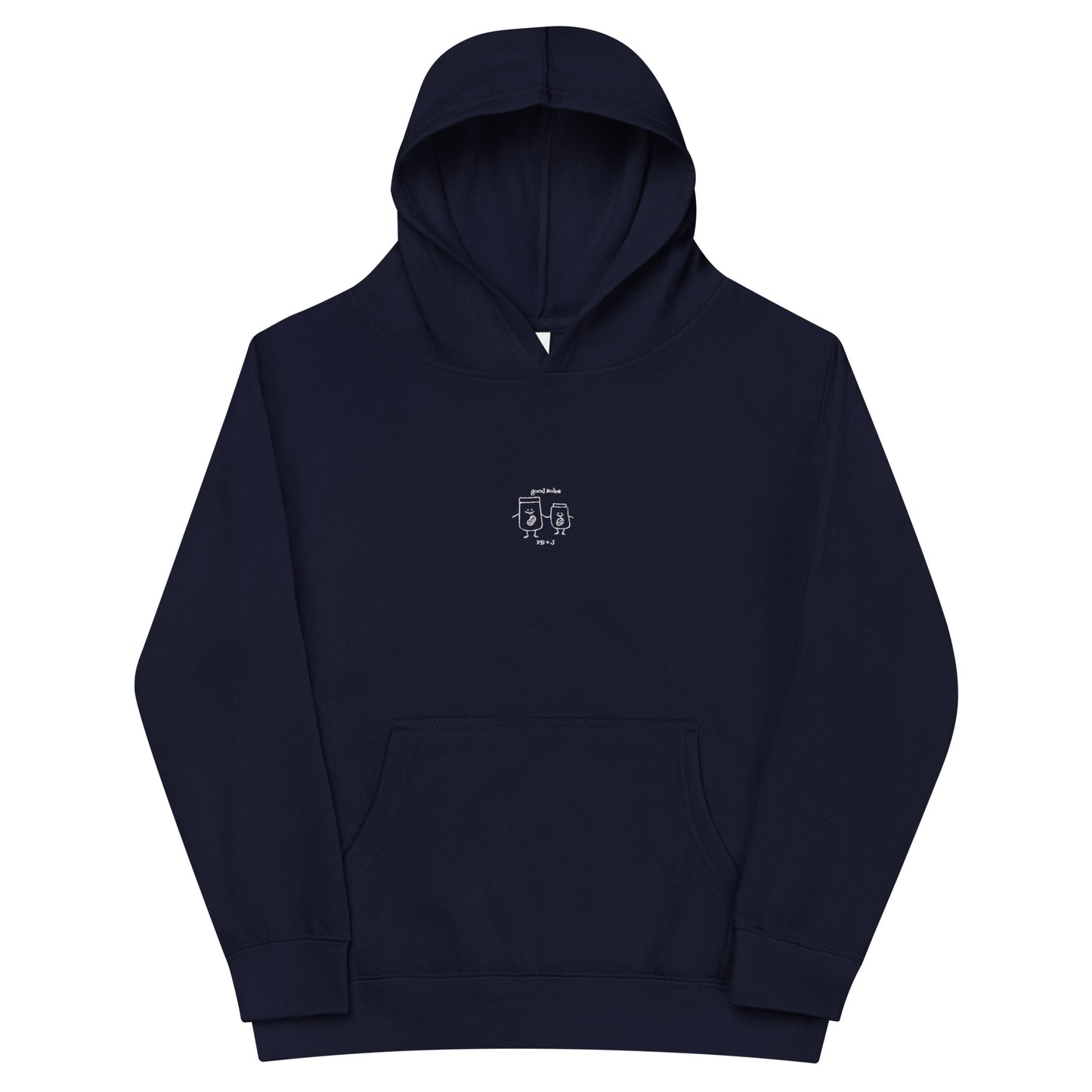 "Pb + J" Kids' Embroidered Hoodie