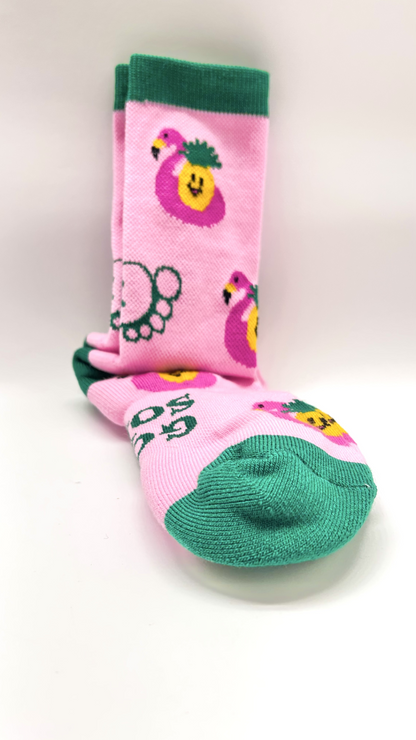 "feelin' fineapple" Emboidered Socks | Good Soles Socks