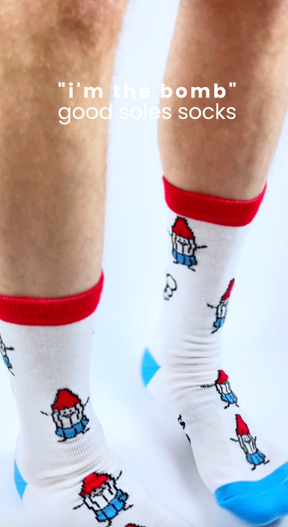 "i'm the bomb" || Good Soles Socks