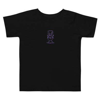 "let the beet drop" Embroidered Toddler Short Sleeve T-Shirt | Good Soles Socks