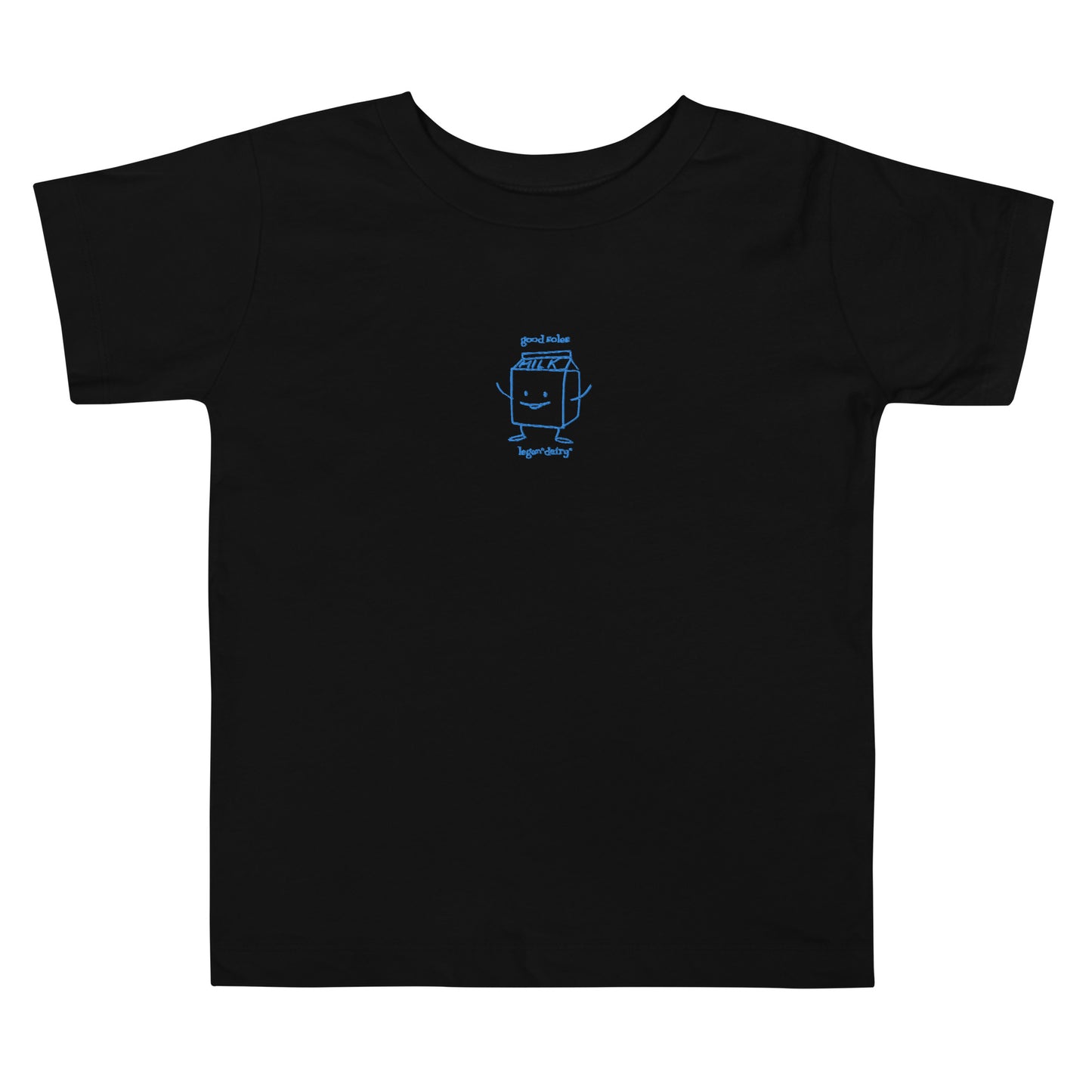 legen-dairy Toddler Embroidered Short Sleeve T-Shirt | Good Soles Socks