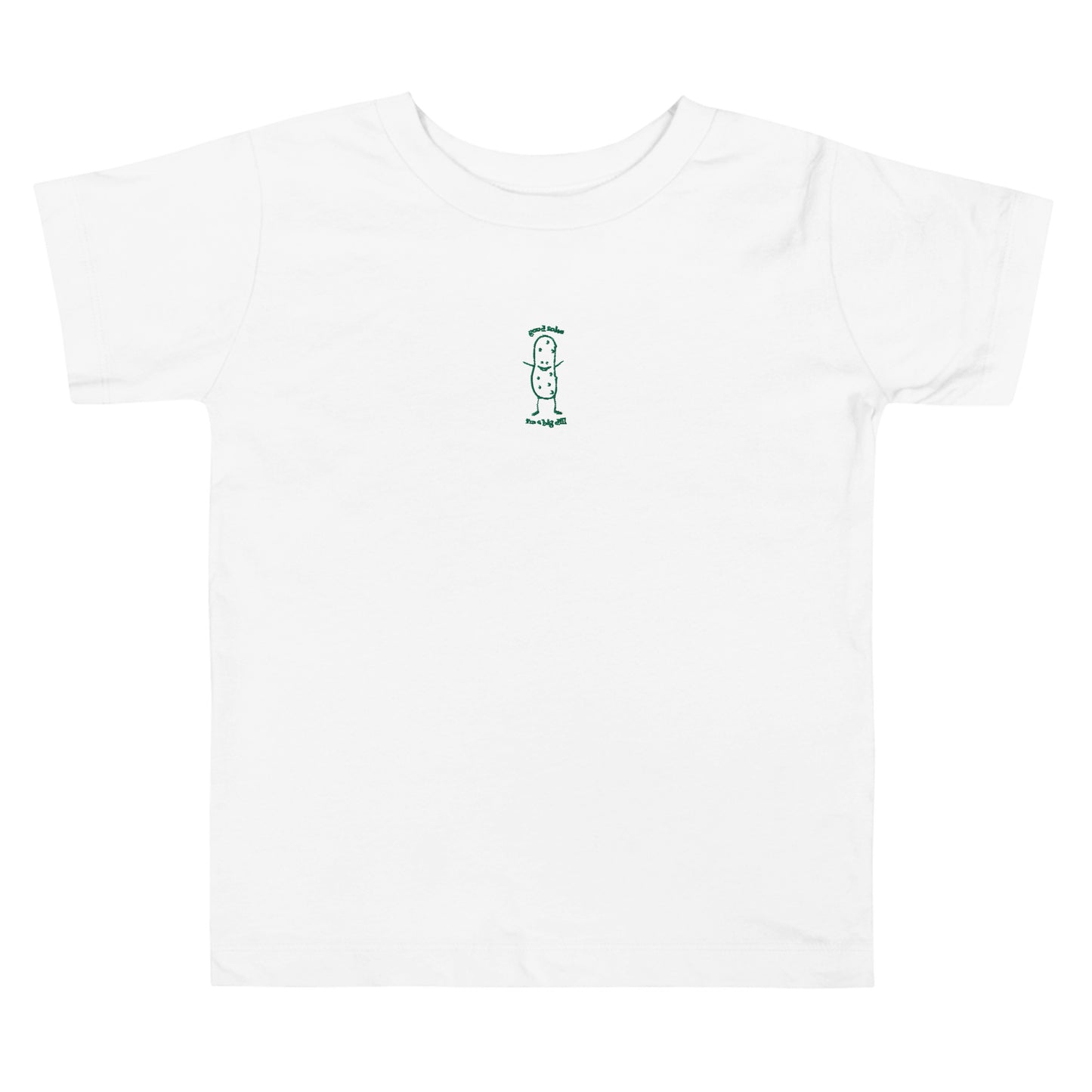 "im a big dill" Toddler Embroidered Short-Sleeve T-Shirt [Good Soles Socks]