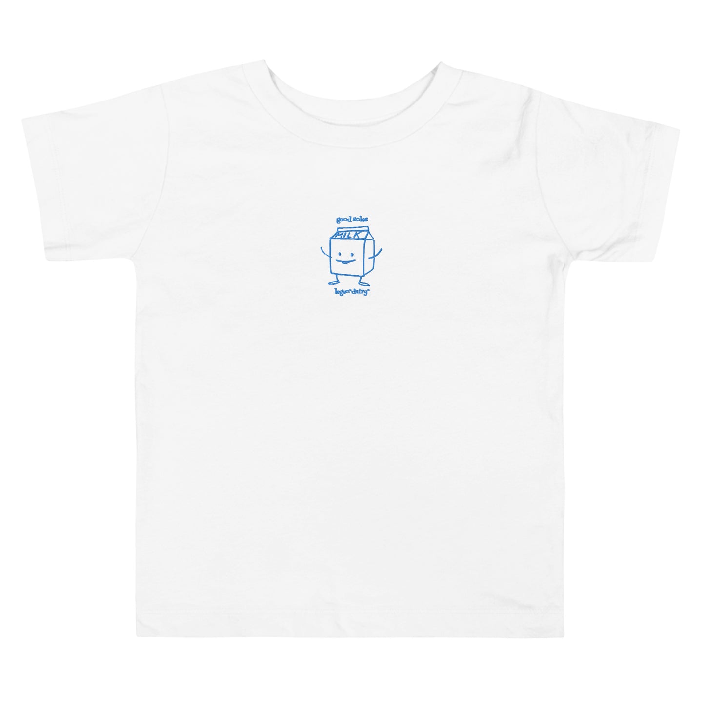 legen-dairy Toddler Embroidered Short Sleeve T-Shirt | Good Soles Socks