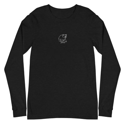 "Beary-Cute" Long Sleeve Embroidered T-Shirt | Good Soles Socks
