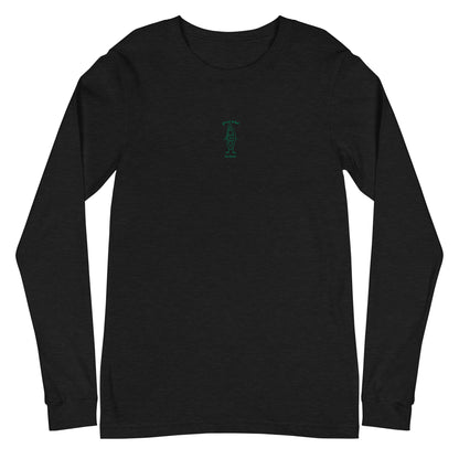"HaPea" Long-Sleeve Embroidered T-Shirt | Good Soles Socks