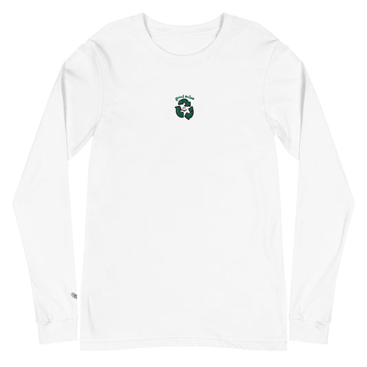 "re-using-aholic" embroidered unisex long sleeve tee | Good Soles