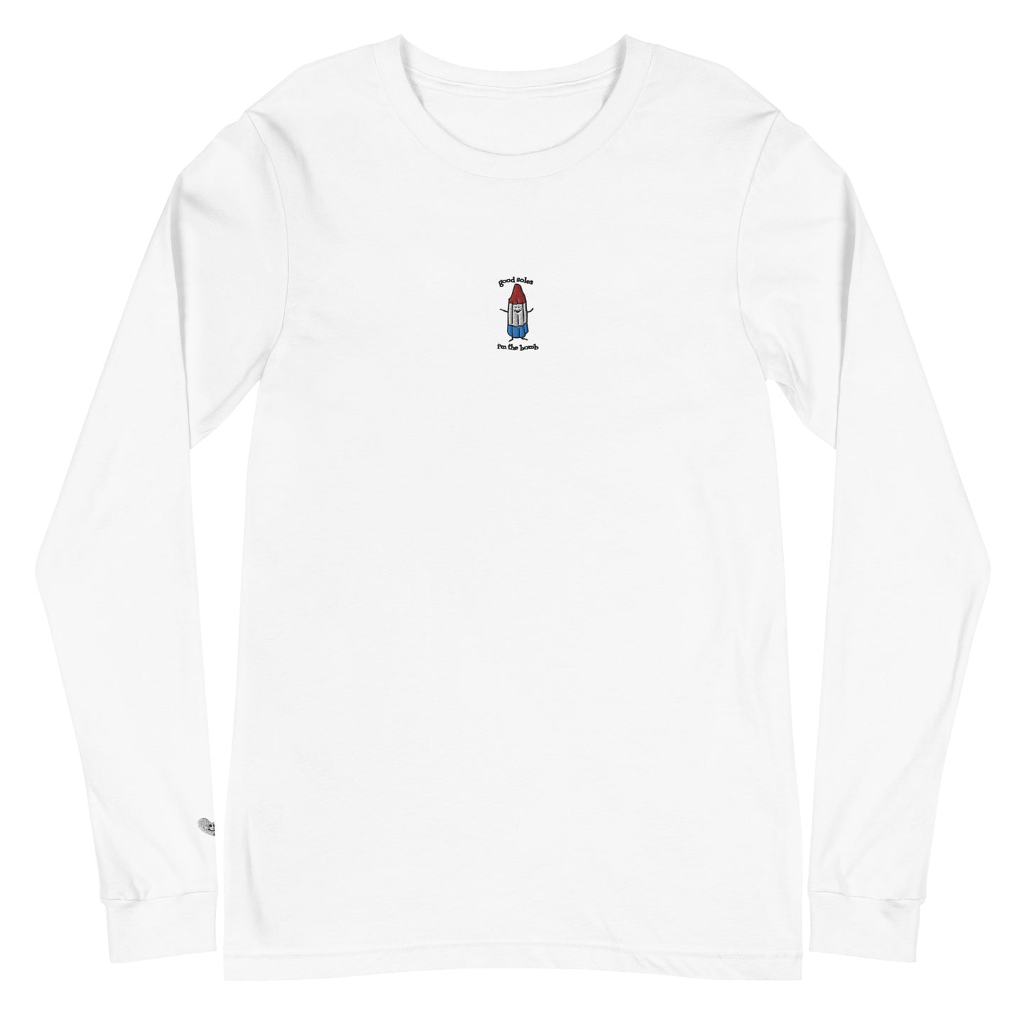 "I'm the bomb" Long-Sleeve Embroidered Tee | Good Soles