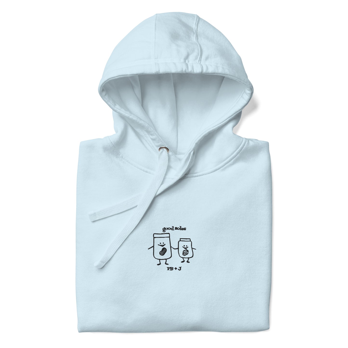 Peanut Butter and Jelly Embroidered Hoodie [Good Soles Socks]