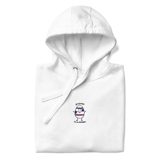 "I'm so EGGstra" Embroidered Hoodie | Good Soles