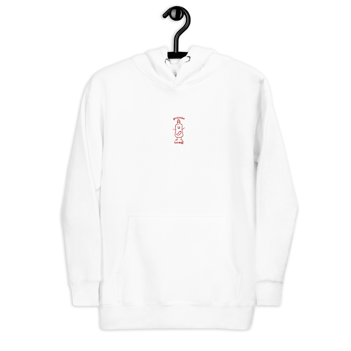 "hot stuff" embroidered hoodie | Good Soles