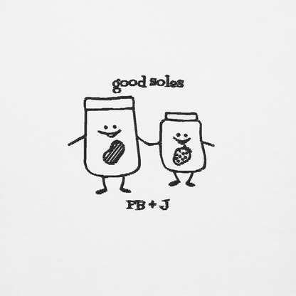 "Pb & J" embroidered hoodie | Good Soles