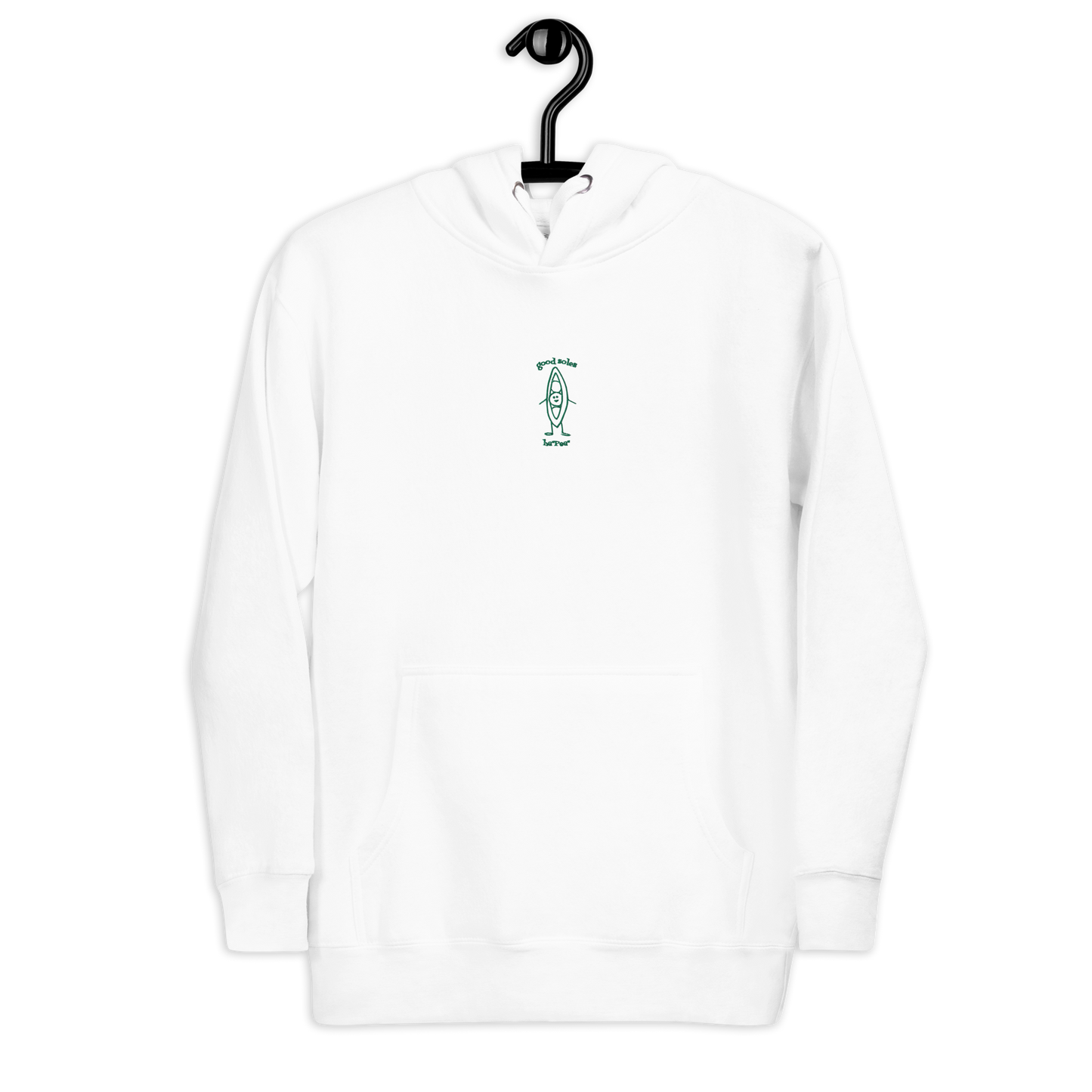 "HaPea" embroidered hoodie | Good Soles