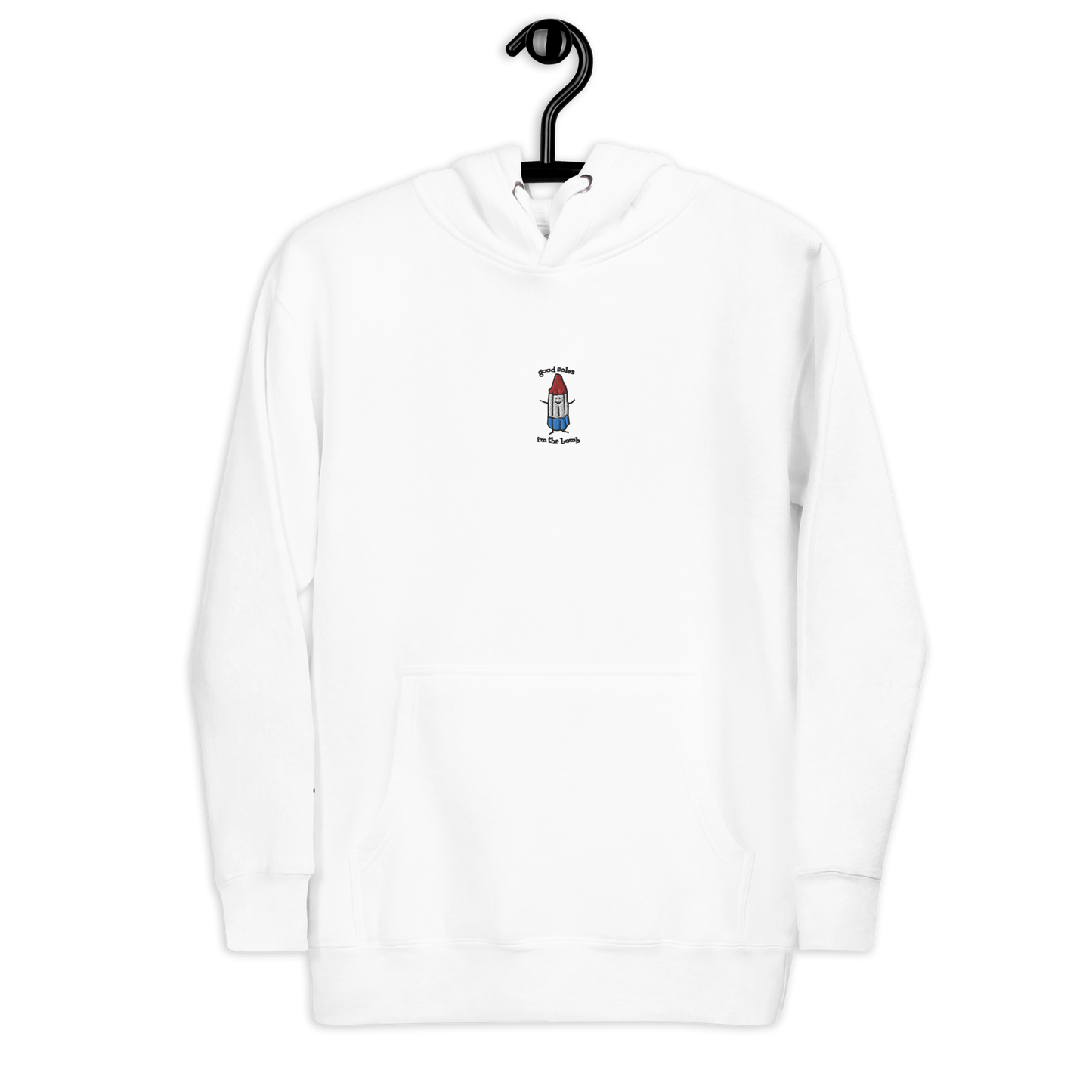"I'm the bomb" embroidered hoodie | Good Soles
