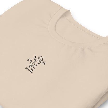 Monkey Business Short Sleeve Embroidered